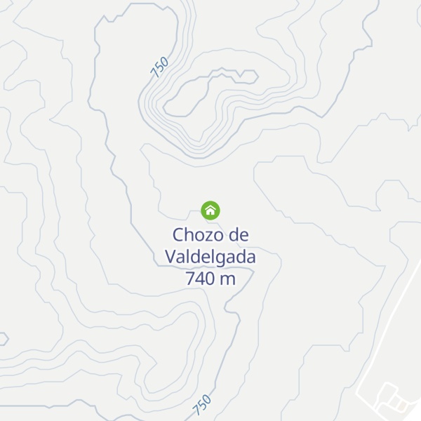Map of Chozo de Valdelgada