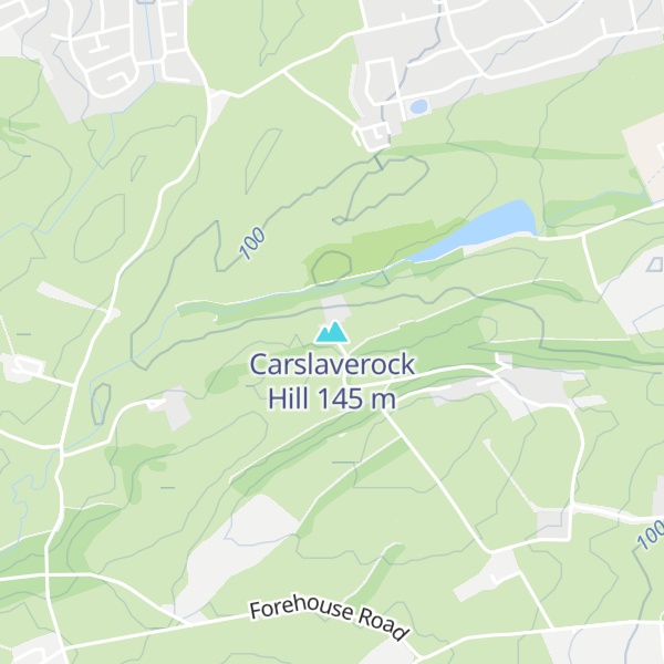 Map of Carslaverock Hill