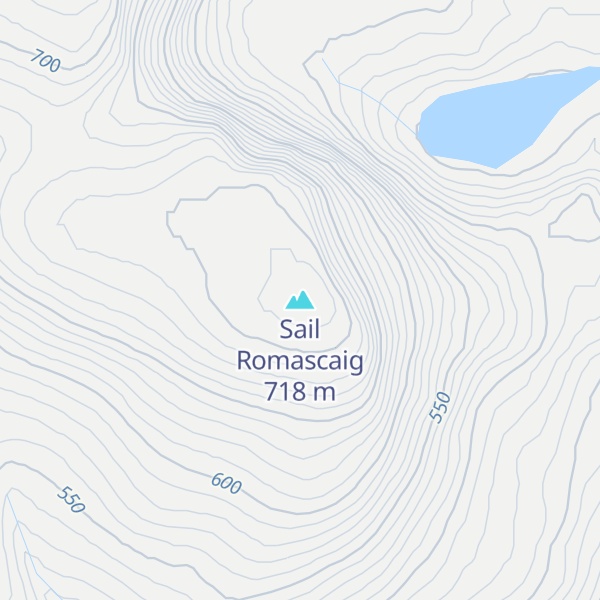 Map of Sail Romascaig