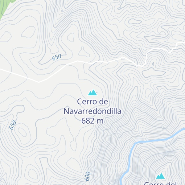 Map of Cerro de Navarredondilla