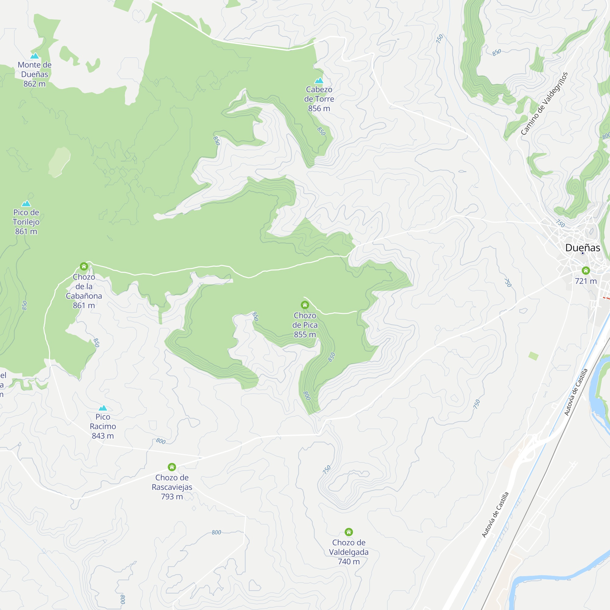 Chozo de Pica map