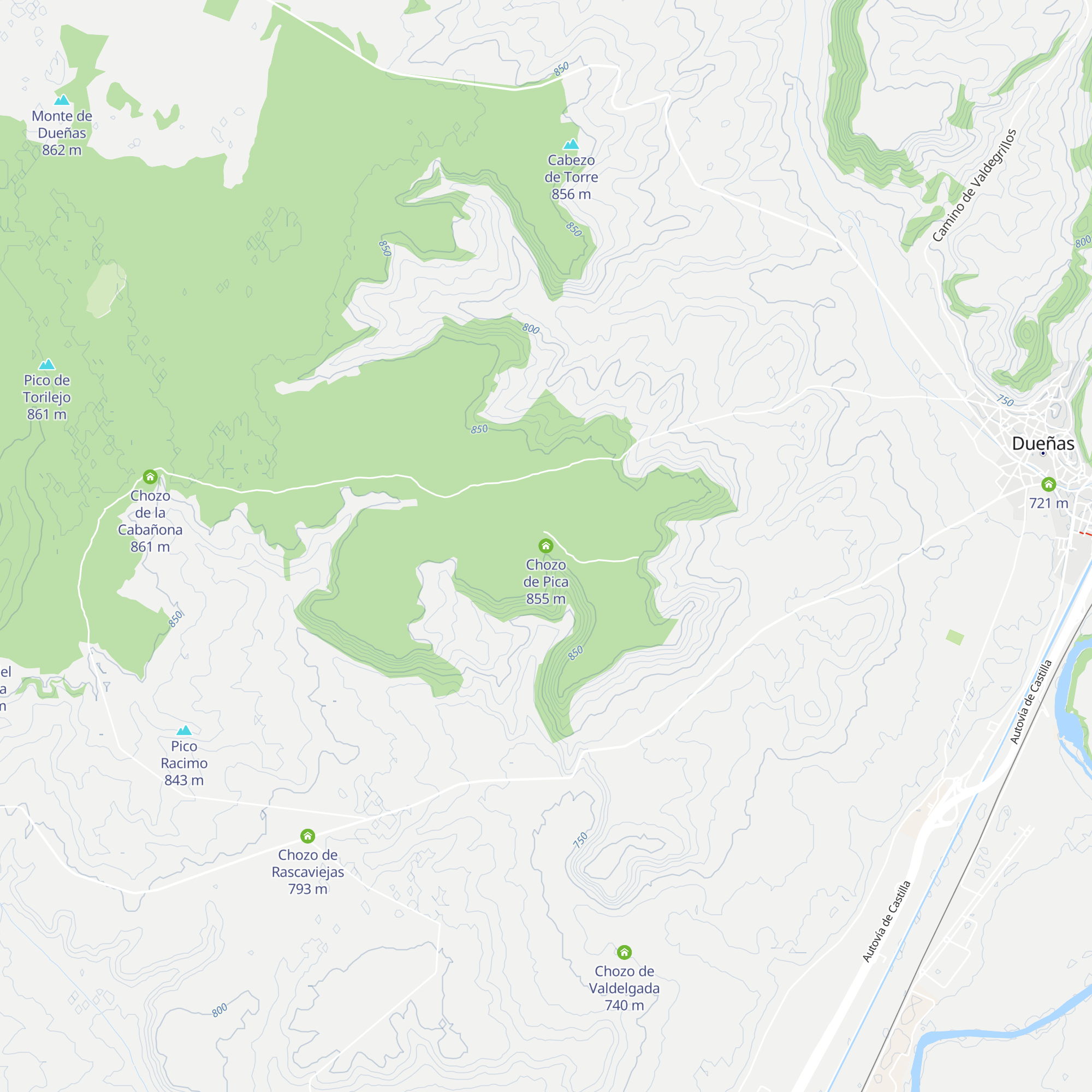 Chozo de Pica map