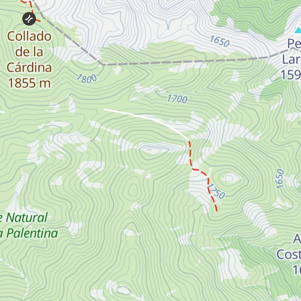 Map of Alto de Brañaseca