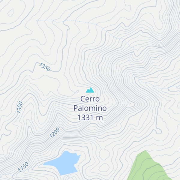 Map of Cerro Palomino
