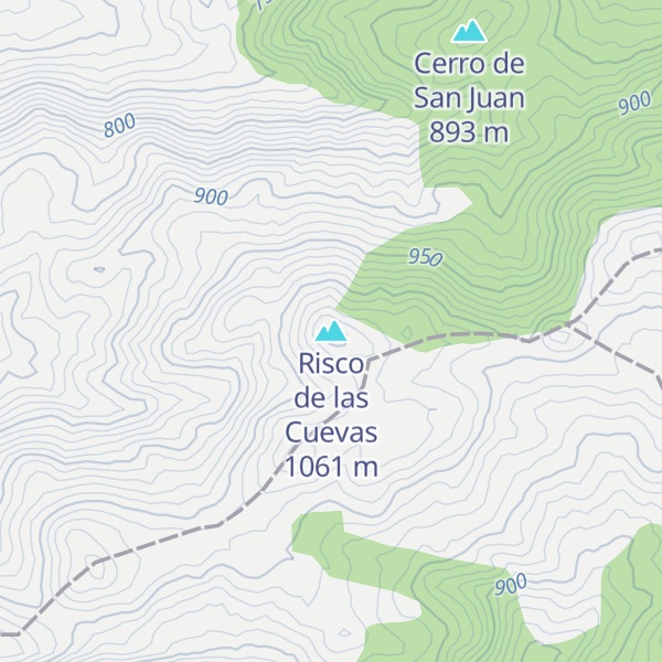 Map of Risco de las Cuevas