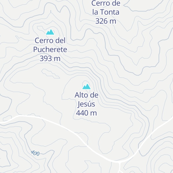 Map of Alto de Jesús
