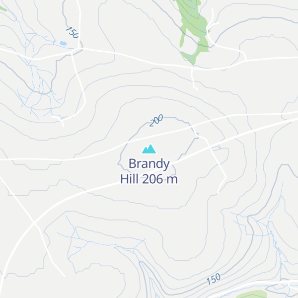 Map of Brandy Hill