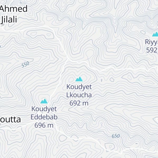 Map of Koudyet Lkoucha