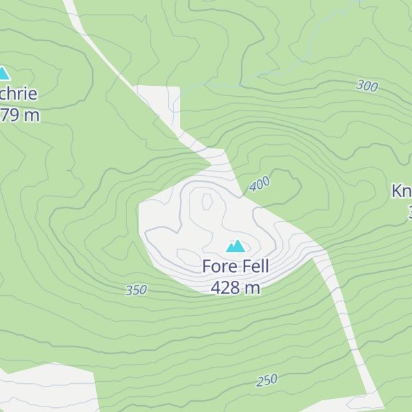 Map of Back Fell