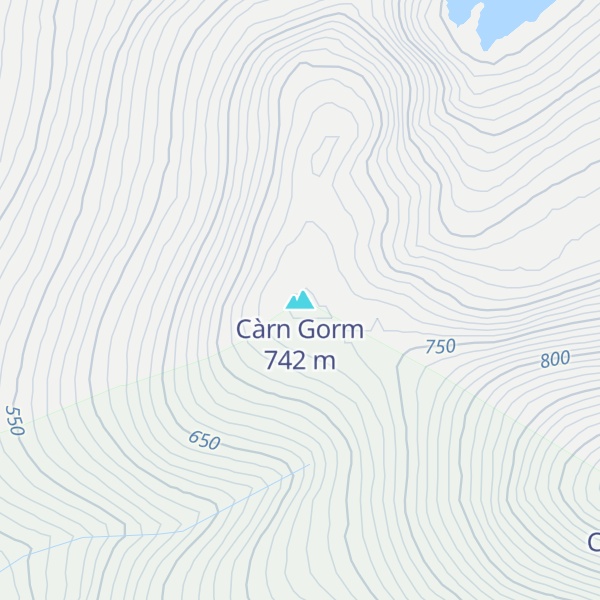 Map of Càrn Gorm