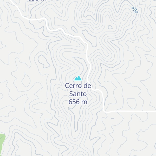 Map of Cerro de Santo