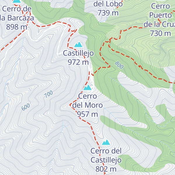 Map of Cerro del Moro