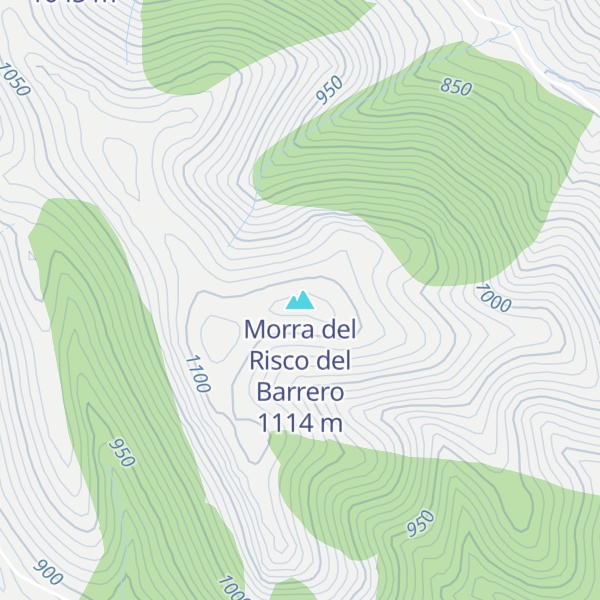 Map of Morra del Risco del Barrero