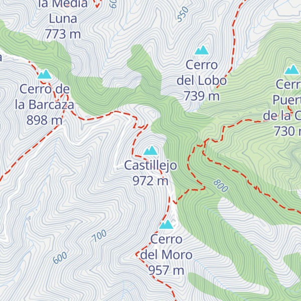 Map of Castillejo