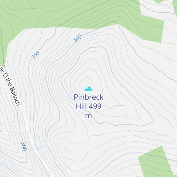Map of Pinbreck Hill
