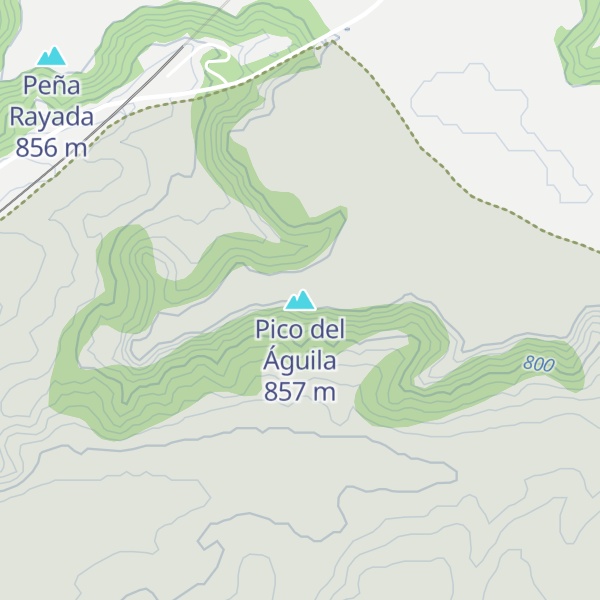Map of Pico del Águila