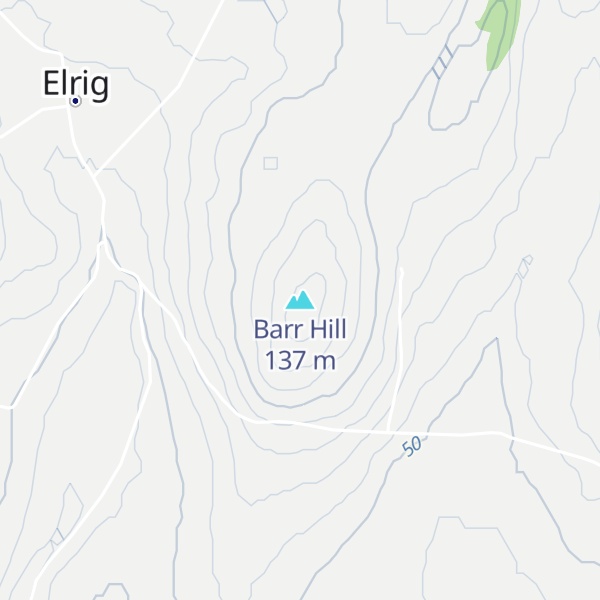 Map of Barr Hill