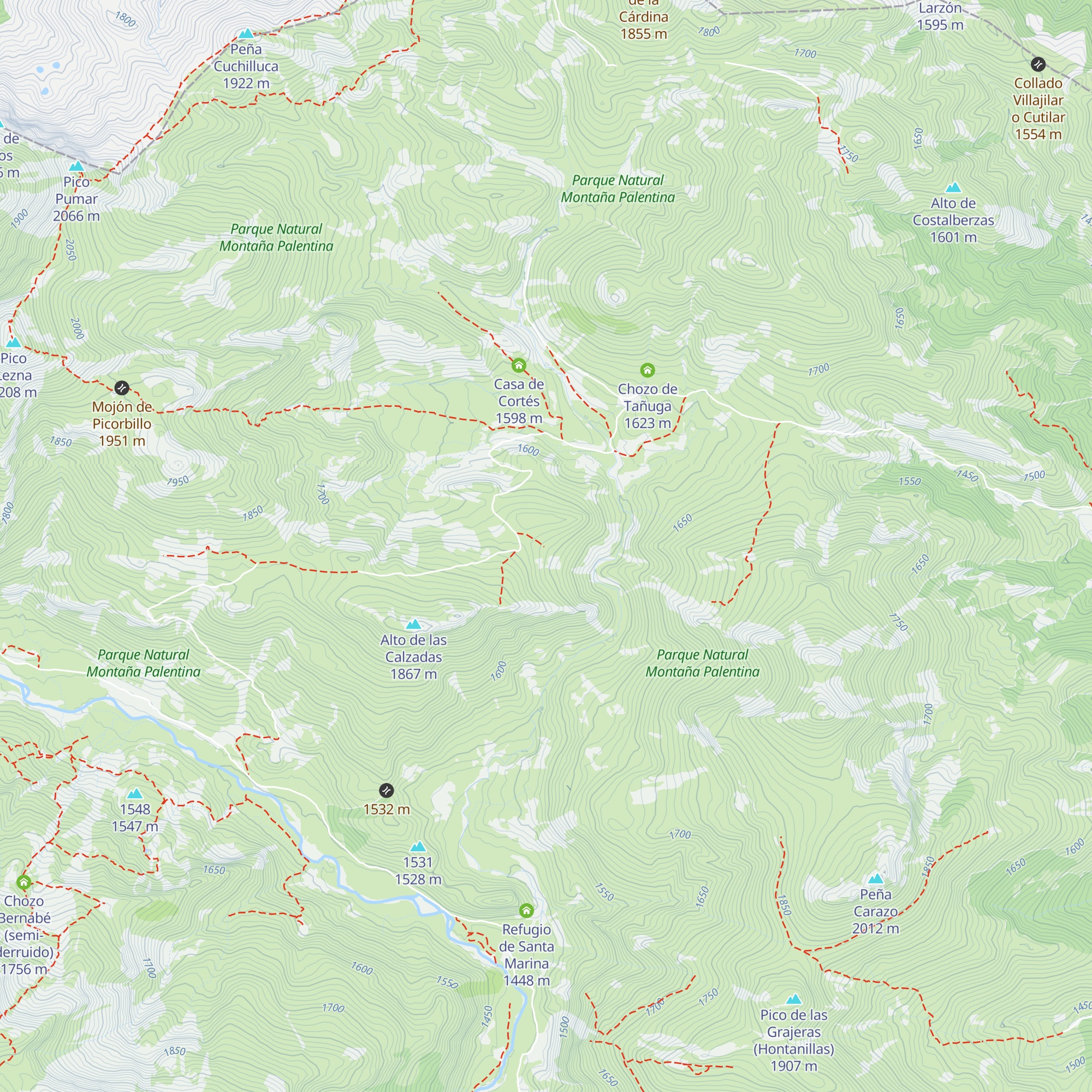 Chozo de la Canal del Rey map