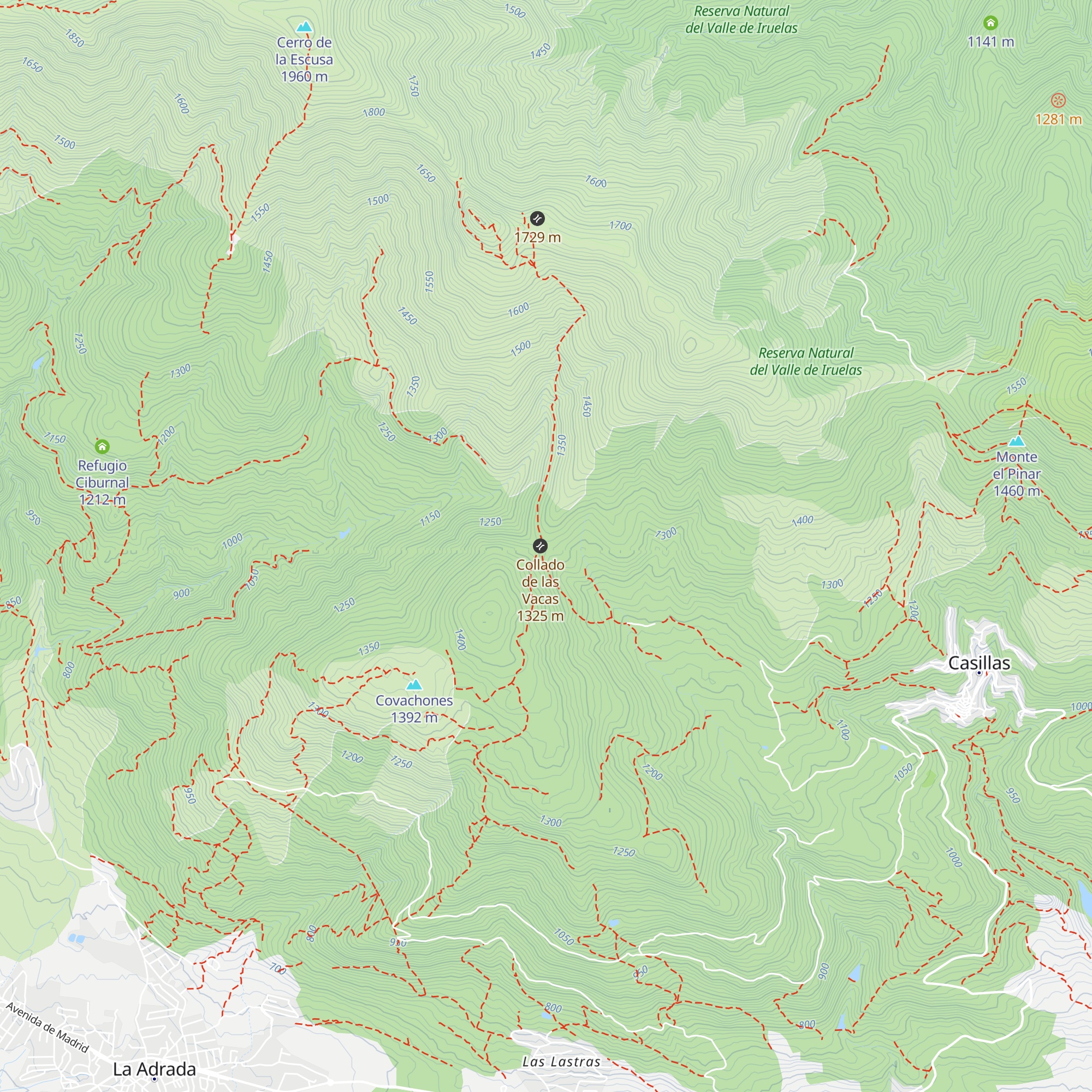 Caseta del Collado map