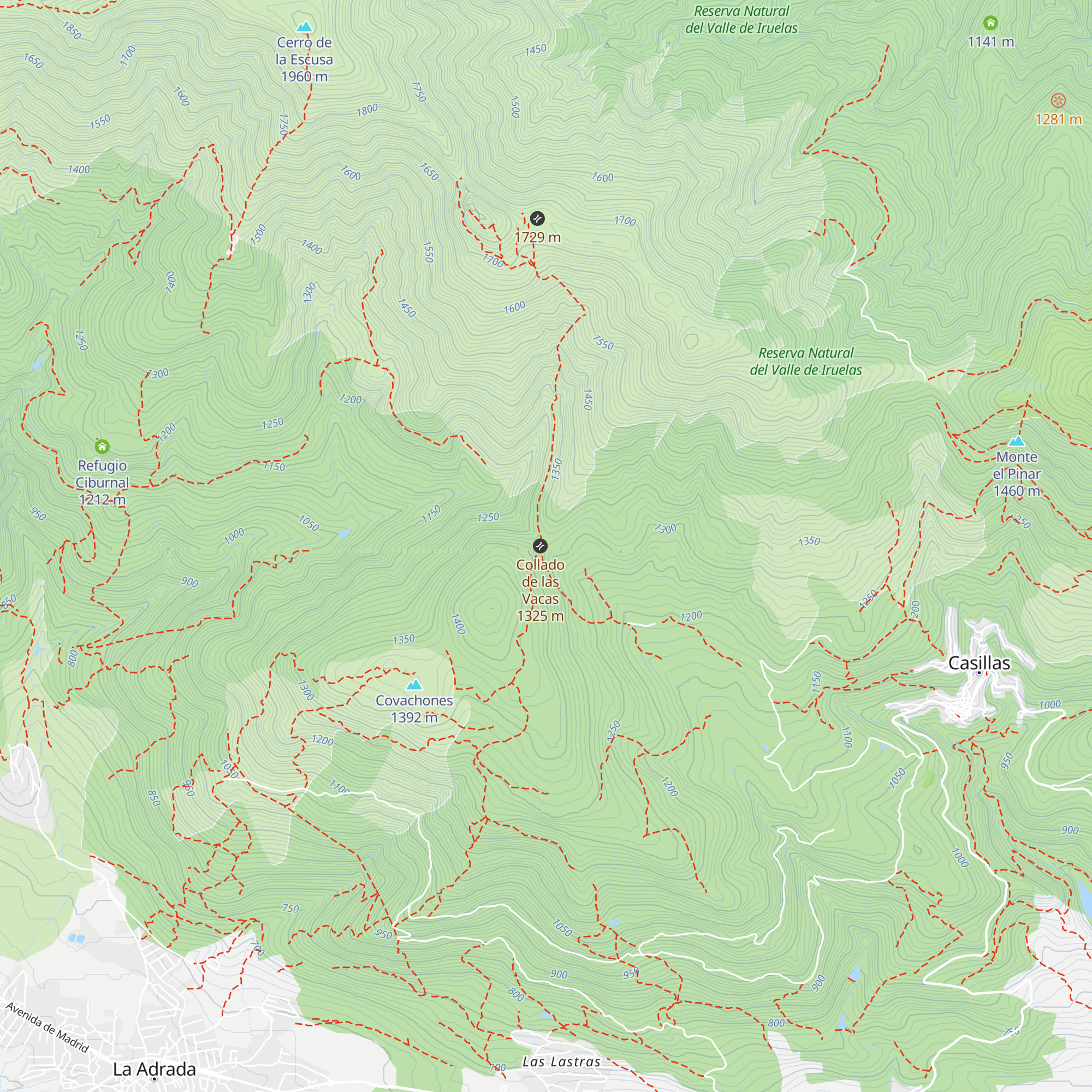Caseta del Collado map