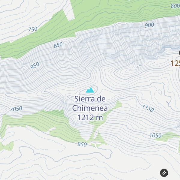 Map of Sierra de Chimenea
