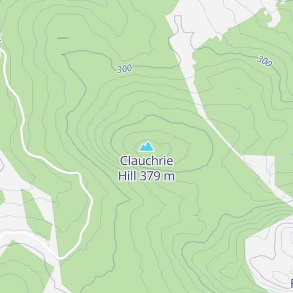 Map of Clauchrie Hill