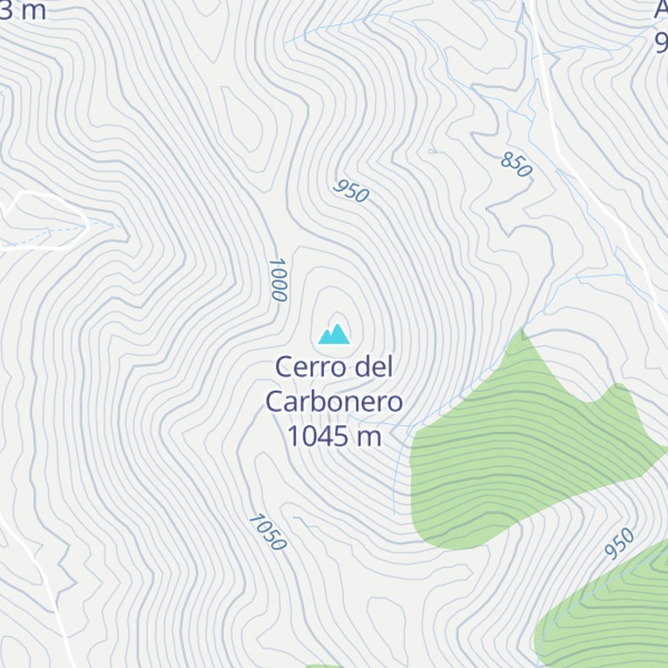 Map of Cerro del Carbonero