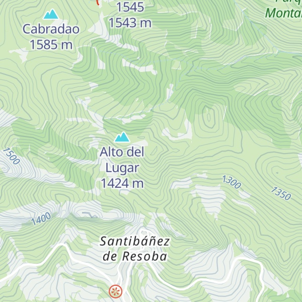 Map of Peña Redonda