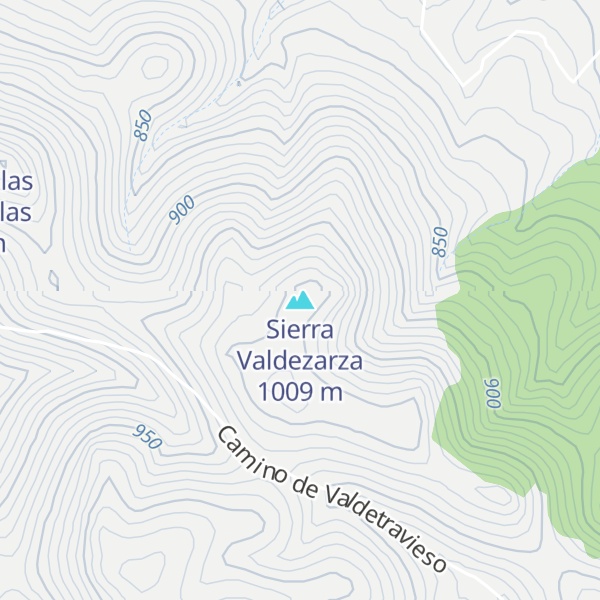 Map of Sierra Valdezarza