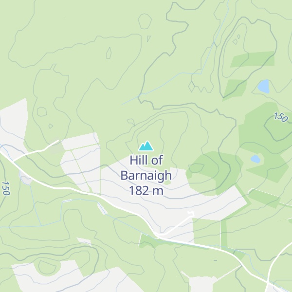 Map of Hill of Barnaigh