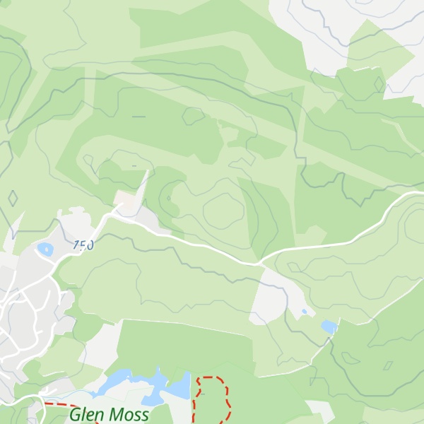 Map of Whinny Hill
