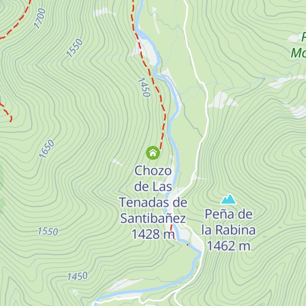 Map of Chozo de Las Tenadas de Santibañez