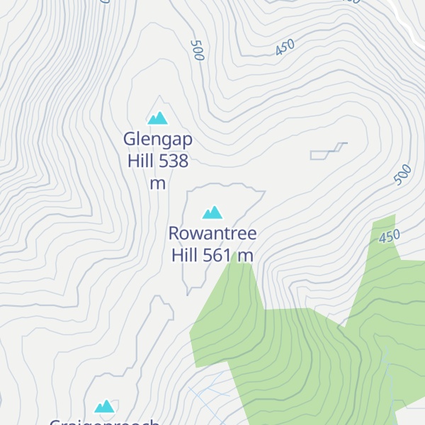 Map of Rowantree Hill