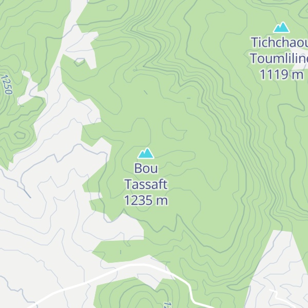 Map of Jbel Ben Idir