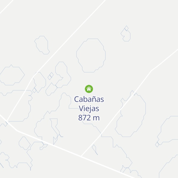 Map of Cabañas Viejas