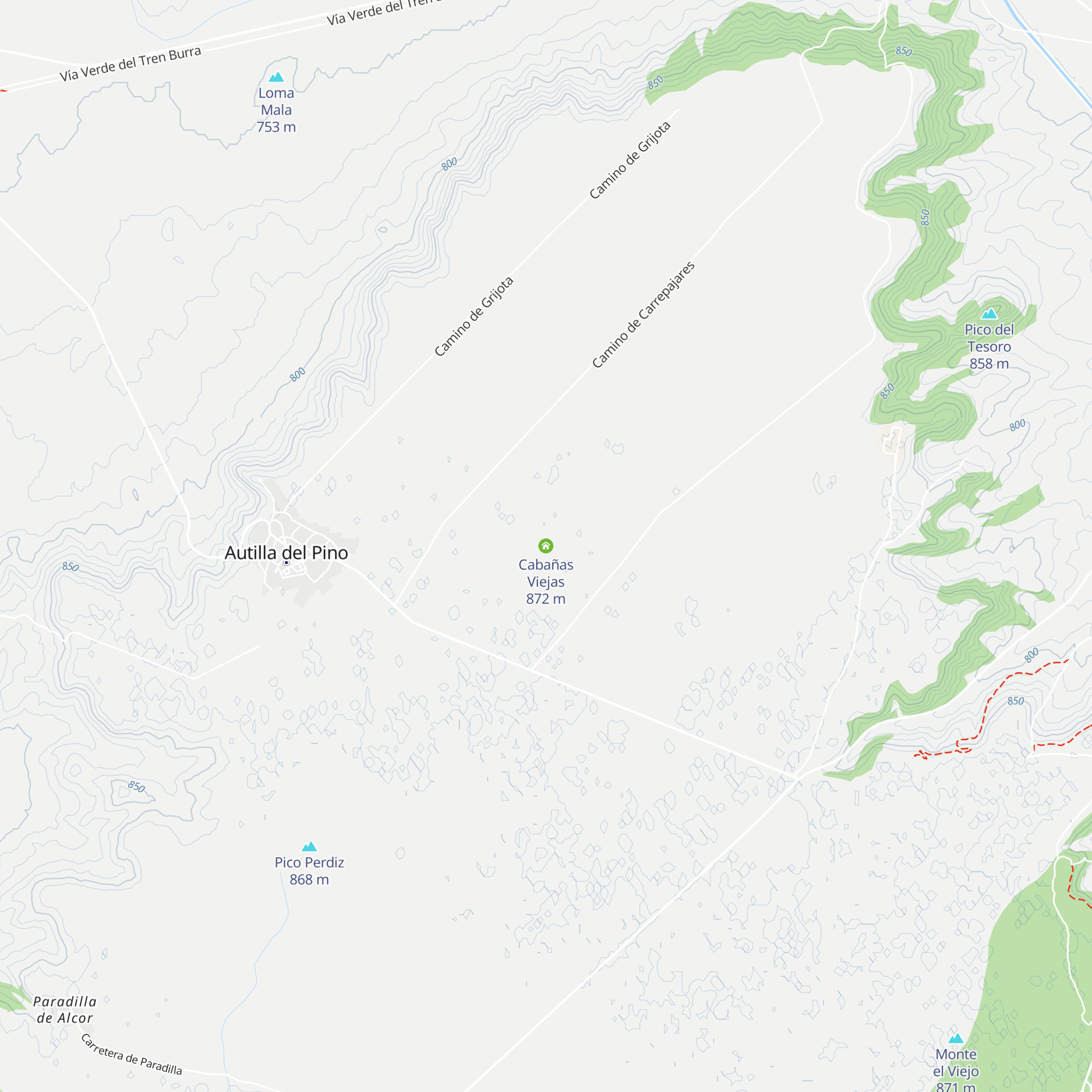 Cabañas Viejas map