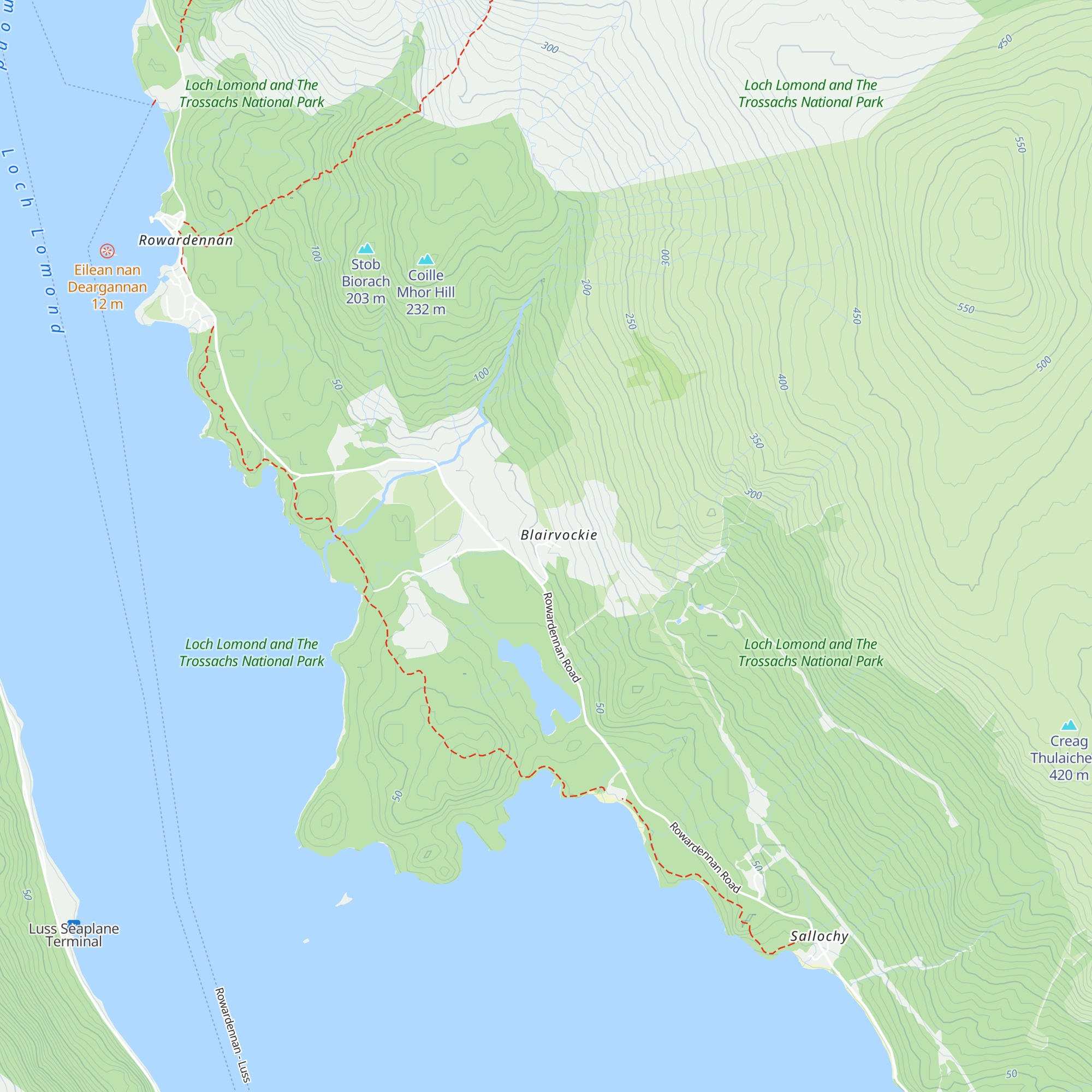 Bothy map