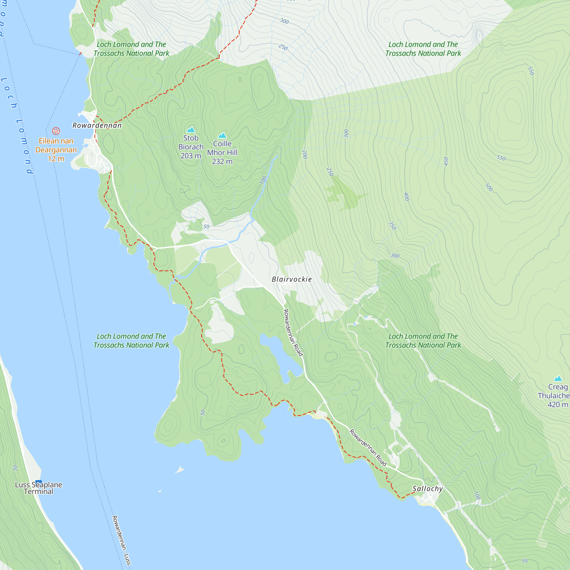 Bothy map