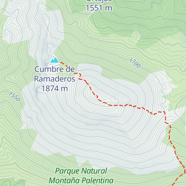 Map of Peña Redonda