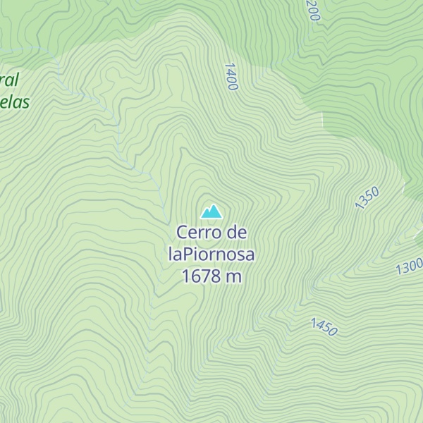 Map of Cerro de laPiornosa