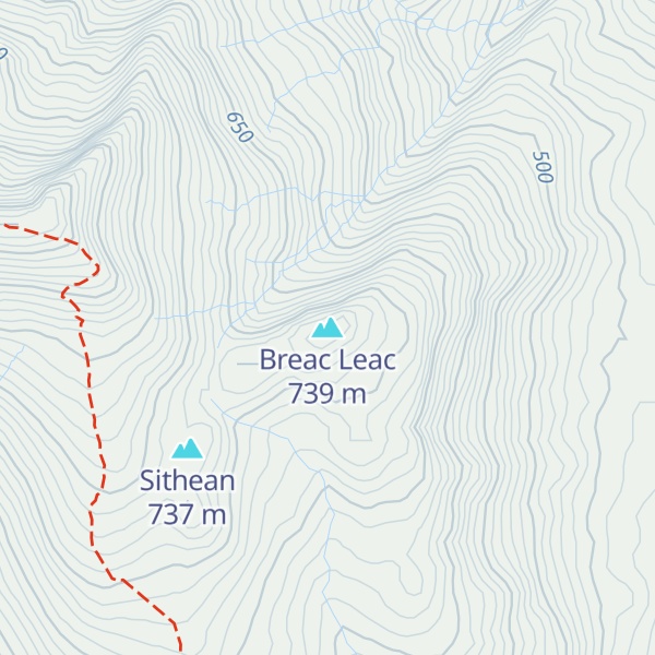 Map of Breac Leac