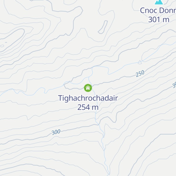Map of Tighachrochadair