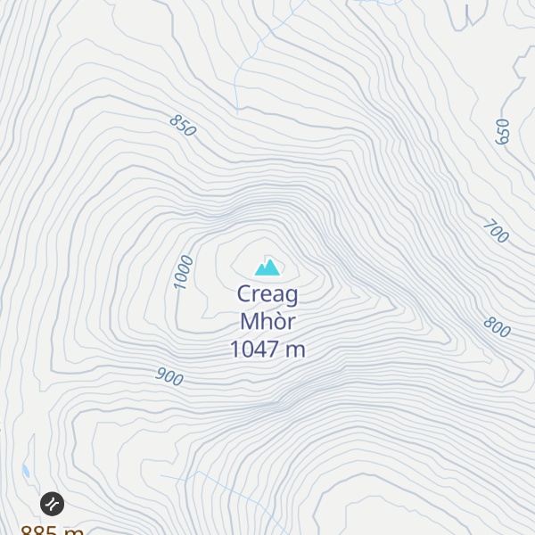 Map of Creag Mhòr