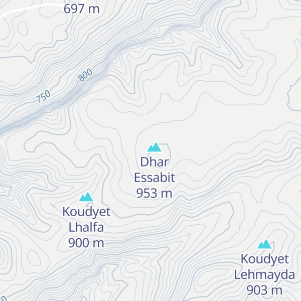 Map of Dhar El Kasba