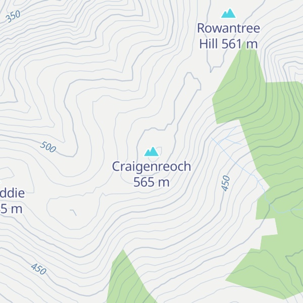 Map of Craigenreoch