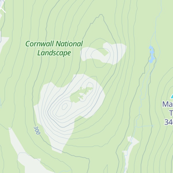 Map of Little Rough Tor