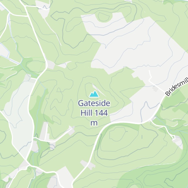 Map of Gateside Hill