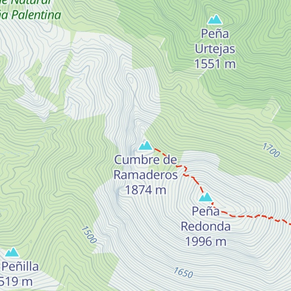 Map of Cumbre de Ramaderos