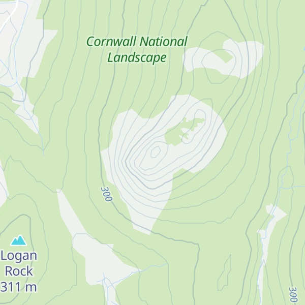 Map of Rough Tor