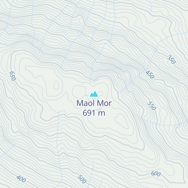 Map of Maol Mor